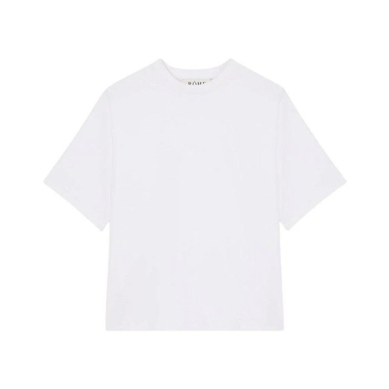 Klasyczny Biały T-shirt 100% Bawełna Organiczna Róhe