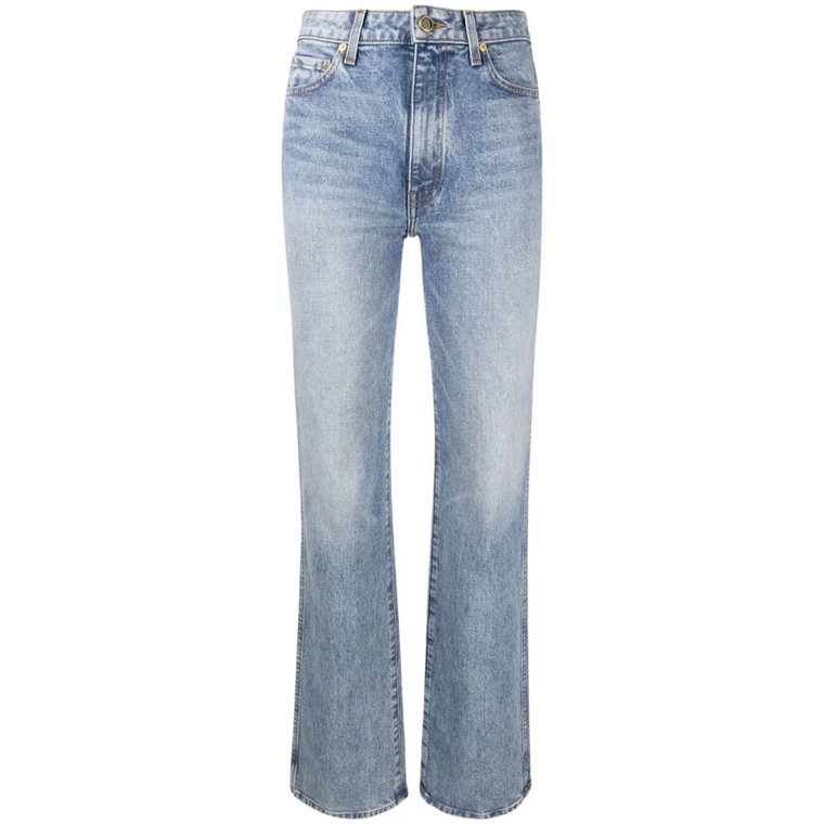 Clear Blue Danielle Straight-Leg Jeans Khaite