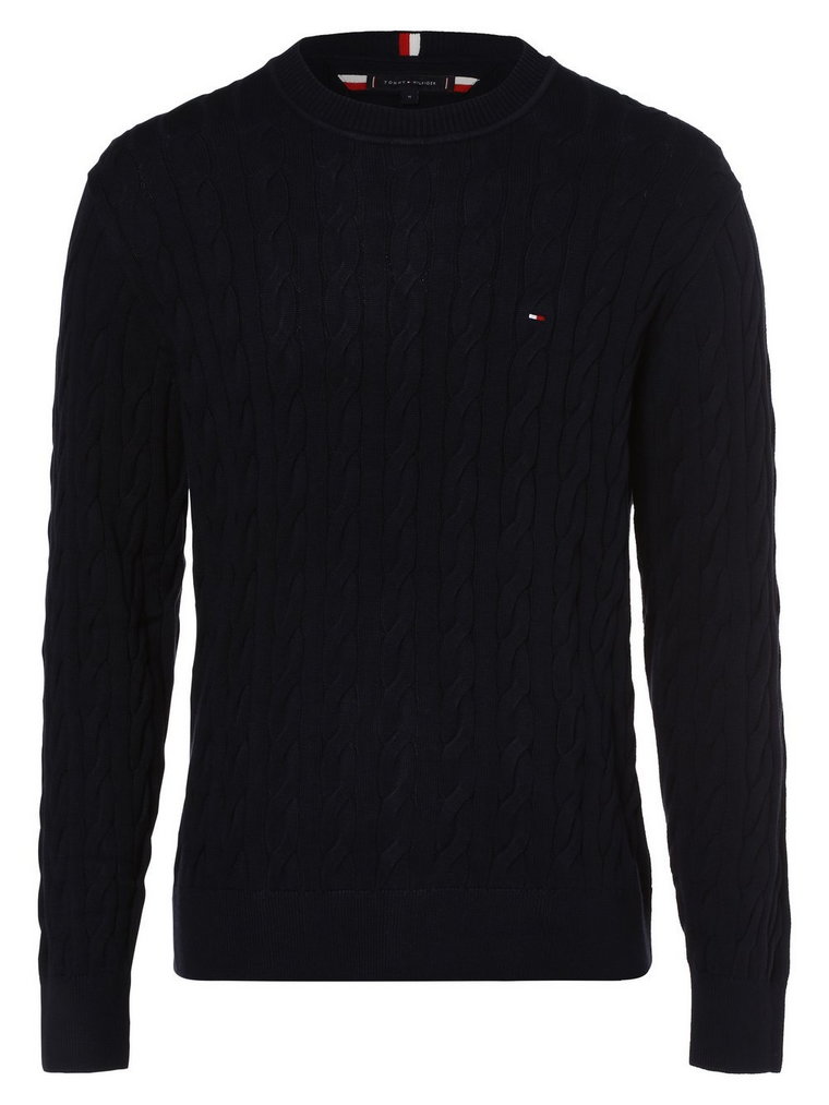 Tommy Hilfiger - Sweter męski, niebieski