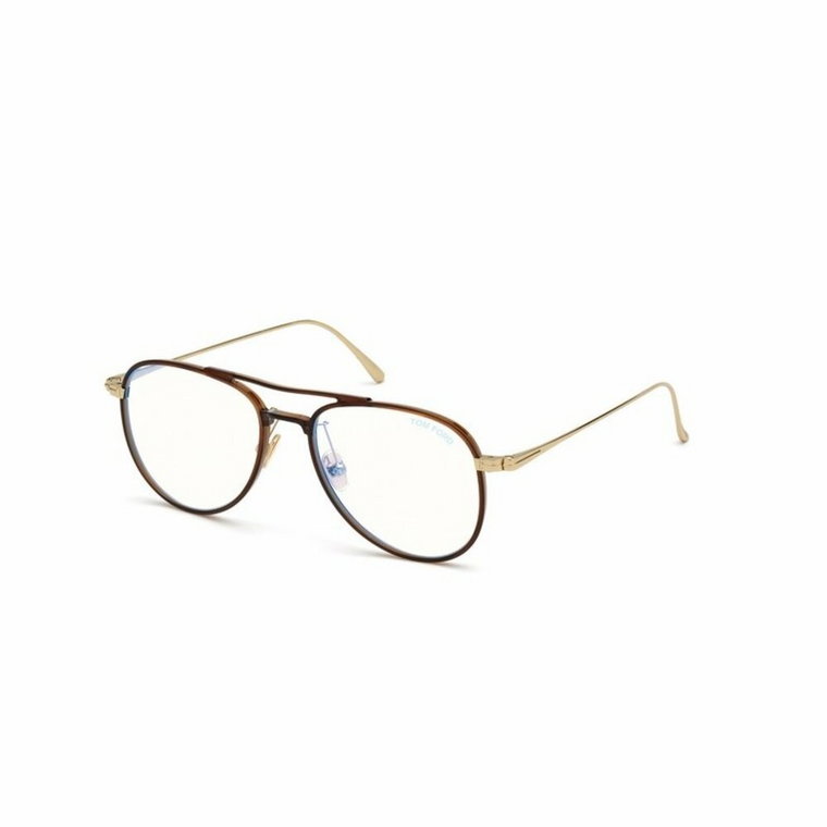 Ciemnobrązowe Okulary z Połyskiem Tom Ford