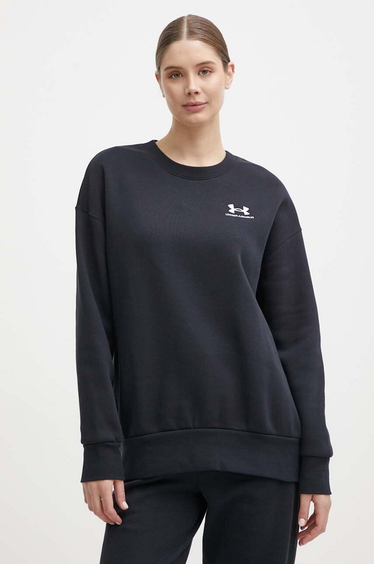 Under Armour bluza damska kolor czarny z aplikacją 1379475