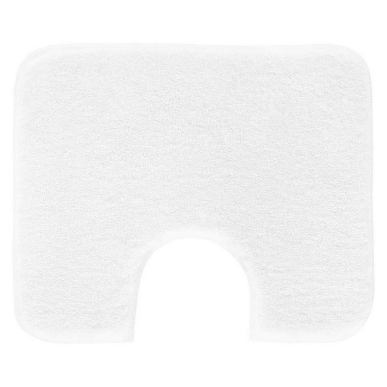Grund Dywanik WC z wycięciem Melange biały, 50 x 60 cm