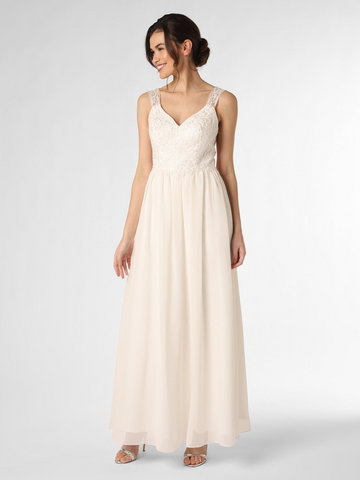 Laona - Damska sukienka wieczorowa, biały