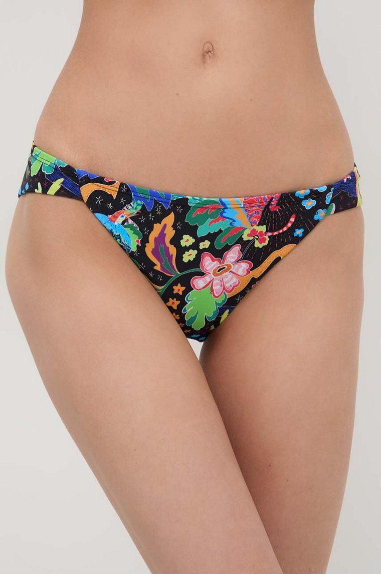 Desigual figi kąpielowe JUNGLE BOTTOM kolor czarny 24SWMK11