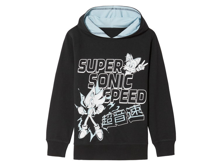 Bluza chłopięca z nadrukiem (122/128, Wzór Sonic)