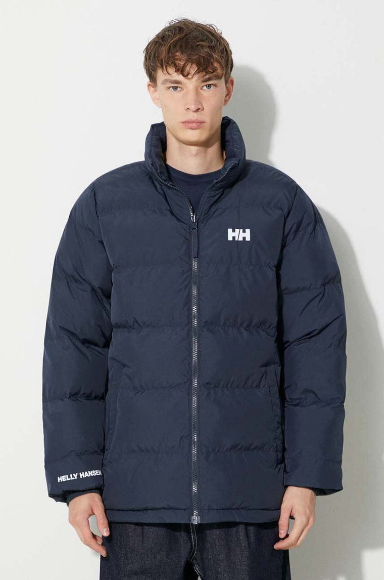 Helly Hansen kurtka dwustronna YU 23 REVERSIBLE PUFFER męska kolor granatowy zimowa 54060