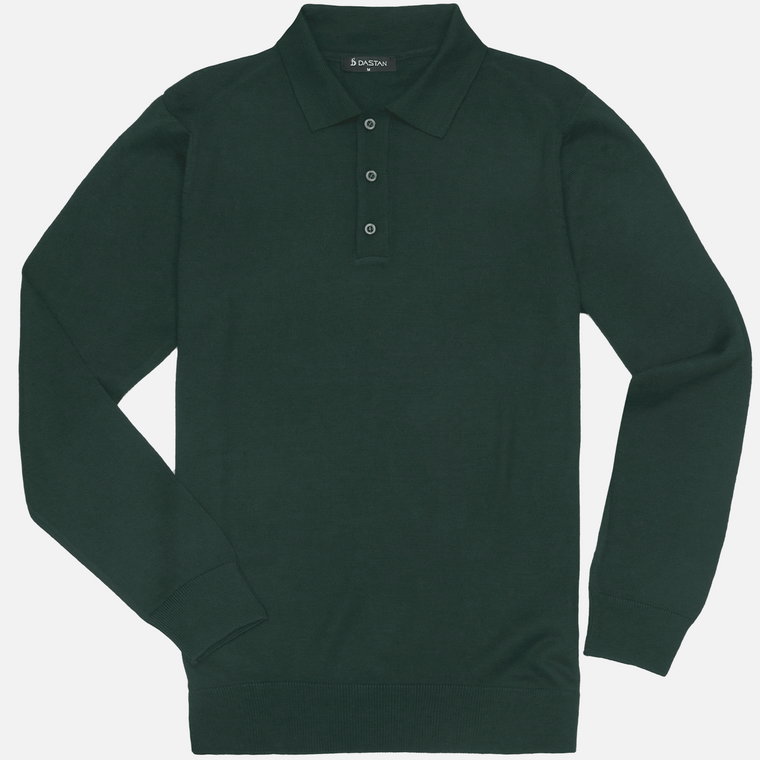 Sweter Polo Bottle Green