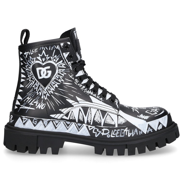 Dolce & Gabbana Botki HI TREKKING skóra cielęca