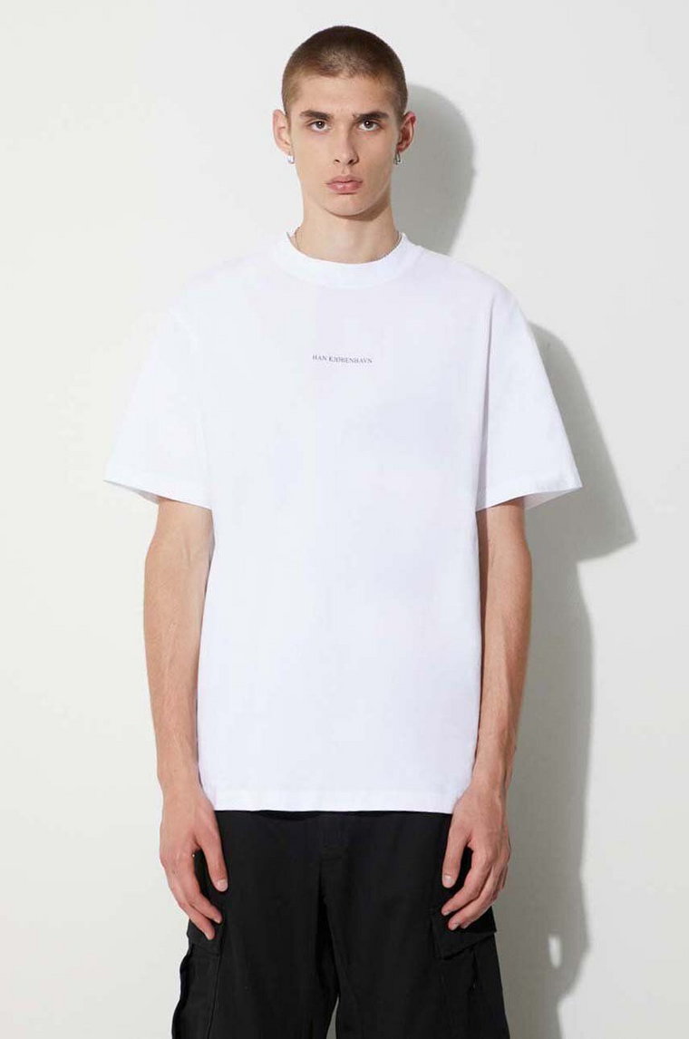 Han Kjøbenhavn t-shirt bawełniany kolor biały z nadrukiem