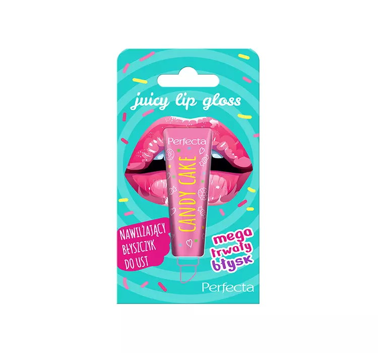 PERFECTA JUICY LIP GLOSS NAWILŻAJĄCY BŁYSZCZYK DO UST CANDY CAKE 10G