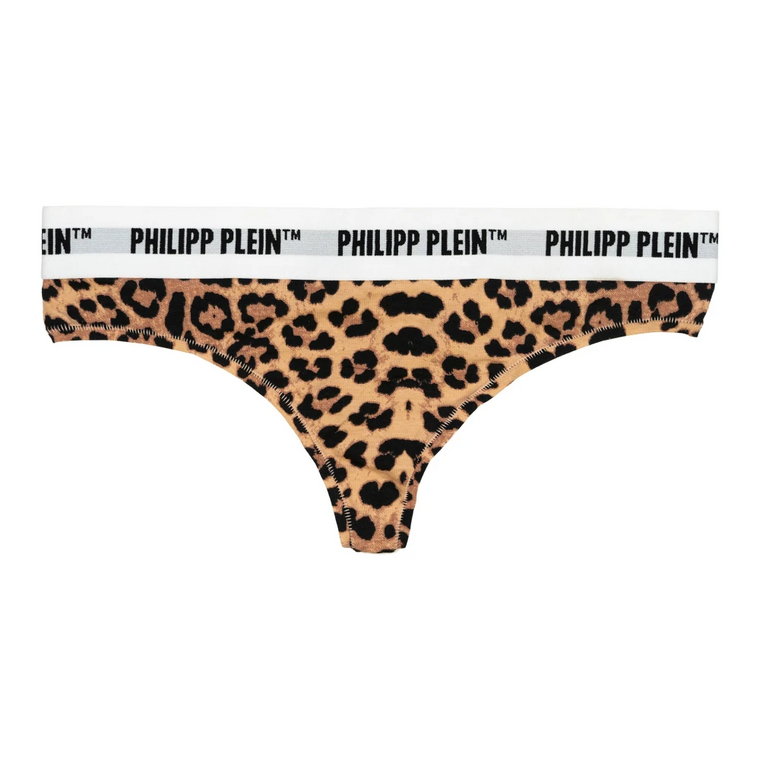 Figi Tanga w Wzór Lamparta (2 sztuki) Philipp Plein