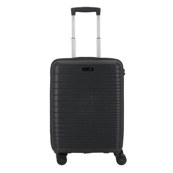 d&n Travel Line 4600 4 kółka Walizka kabinowy S 55 cm black