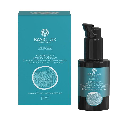 BasicLab ACIDUMIS Regenerujący Peeling Kwasowy Nawilżenie i Wygładzenie - 30 ml