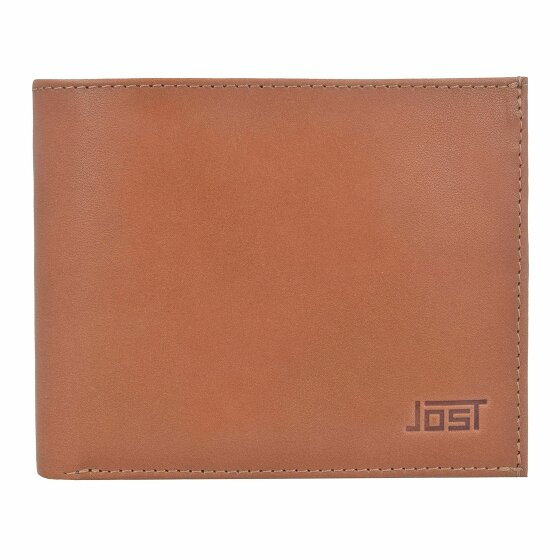 Jost Skórzany portfel Futura 12,5 cm cognac