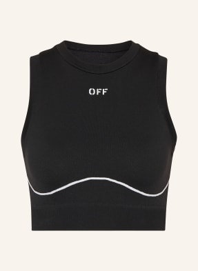 Off-White Krótki Top schwarz