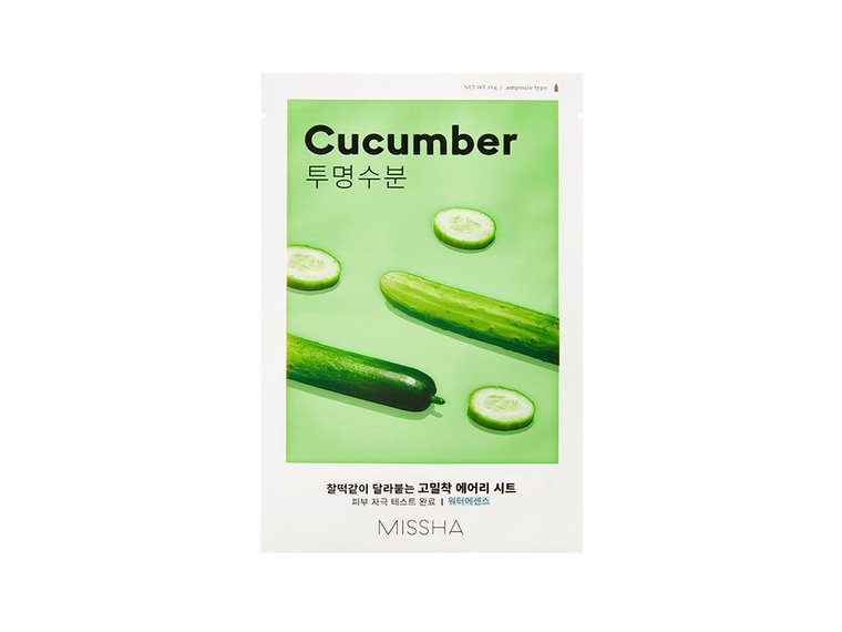 Missha Airy Fit Sheet Mask (Cucumber)- maseczka z ogórkiem