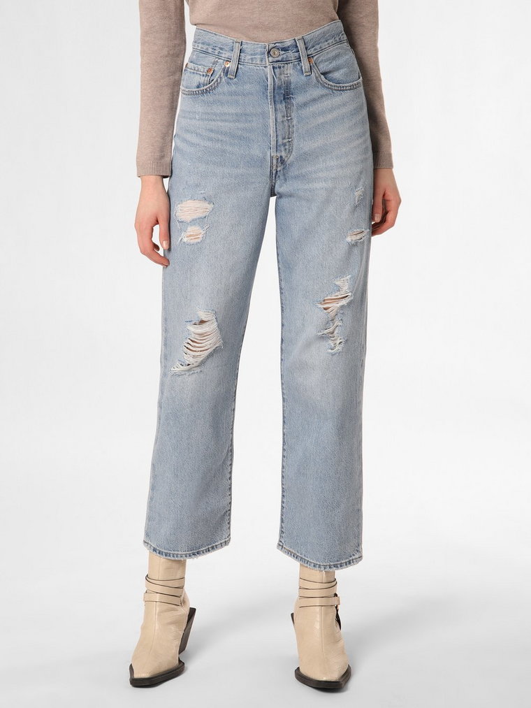 Levi's - Jeansy damskie  Ribcage Straight, niebieski