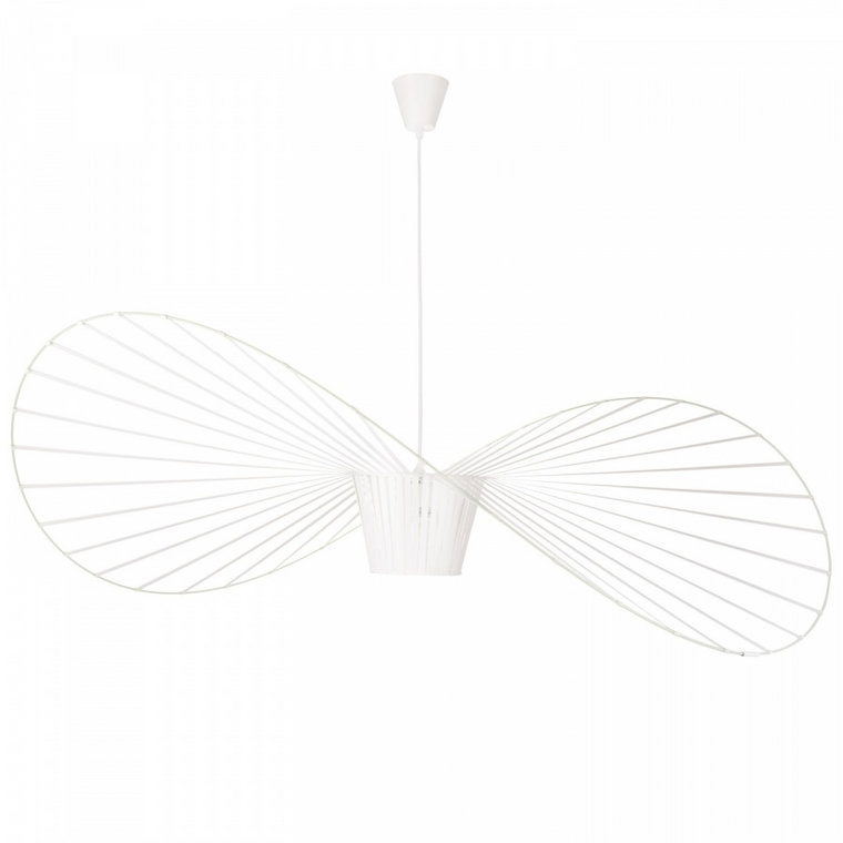 Lampa wisząca kapelusz sombrero biała 200 cm kod: ST-8052-200 white