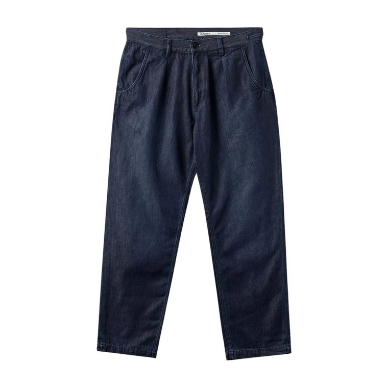 Niebieskie Spodnie z Plisami Kyoto K4461 Gabba
