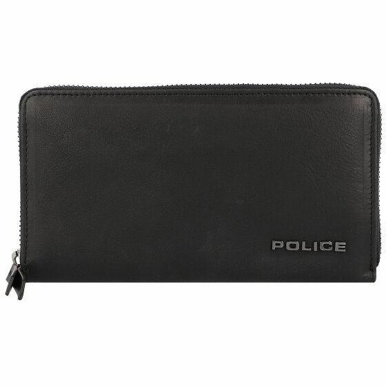 Police PT16-10369 Skórzany portfel 20 cm black