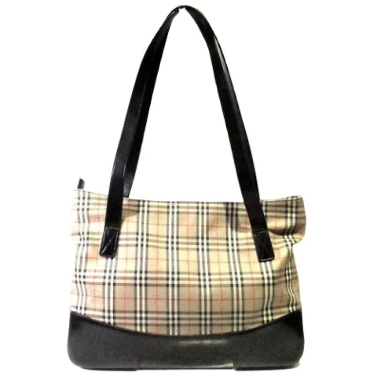 Pre-owned Canvas totes Burberry Vintage