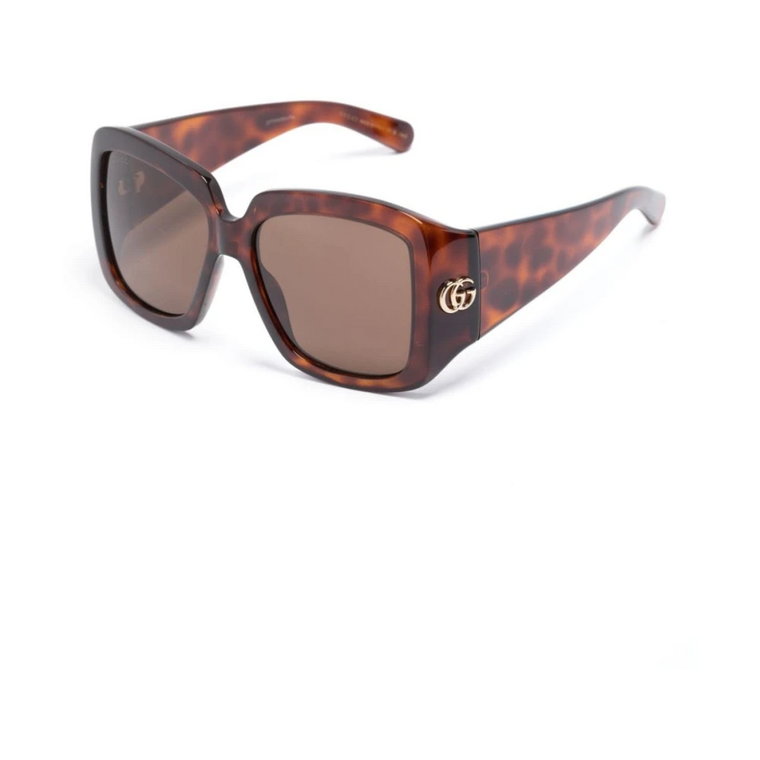 Burgundy/Brown Okulary przeciwsłoneczne Gucci