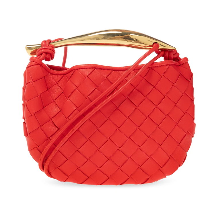 Torba na ramię Sardine Mini Bottega Veneta