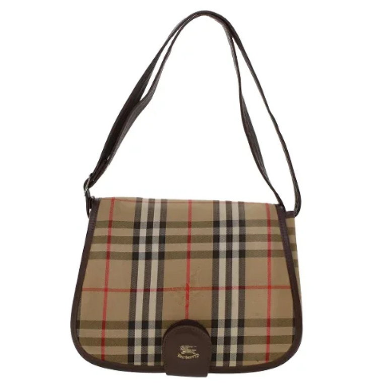 Pre-owned Canvas shoulder-bags Burberry Vintage