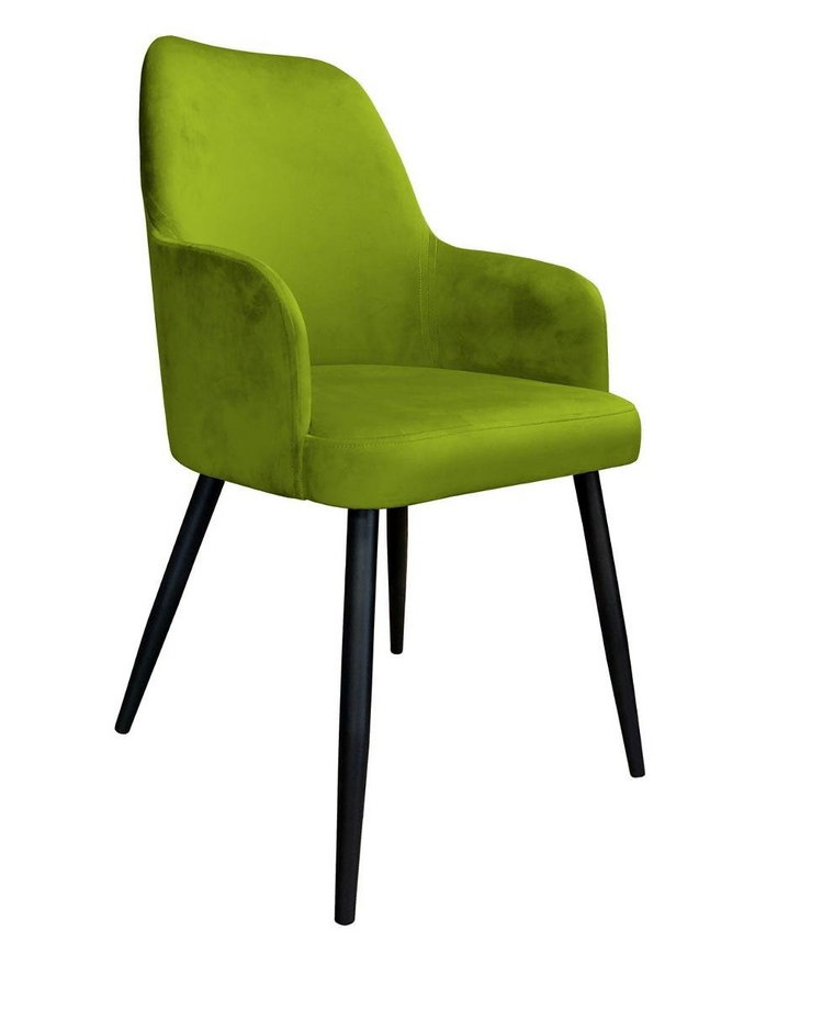 Krzesło ATOS Westa BL75, zielono-czarne, 88x65x53 cm