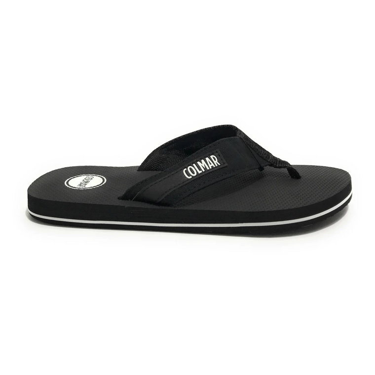 Czarne Klapki Flip Flop Colmar