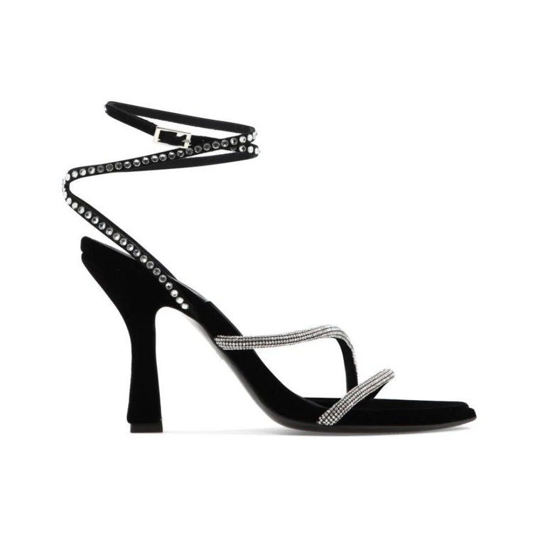 Giglio Velvet heeled sandals 3Juin