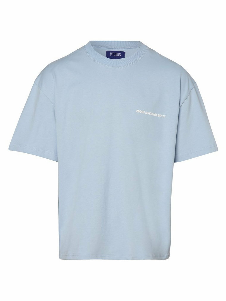 PEQUS - T-shirt męski, niebieski