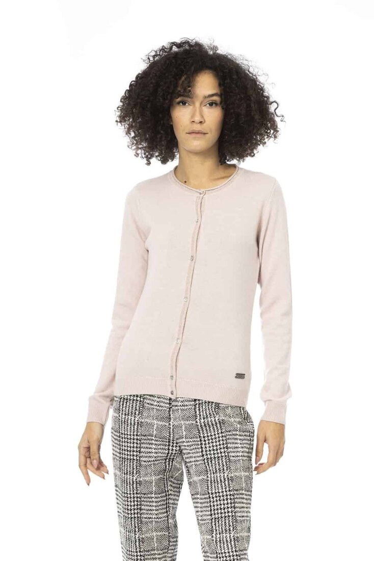 Swetry marki Baldinini Trend model CA2510_GENOVA kolor Różowy. Odzież damska. Sezon: Jesień/Zima