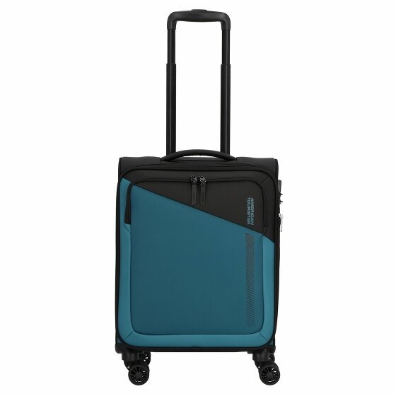 American Tourister Daring Dash 4 kółka Walizka kabinowy 55 cm z plisą rozprężną black-blue