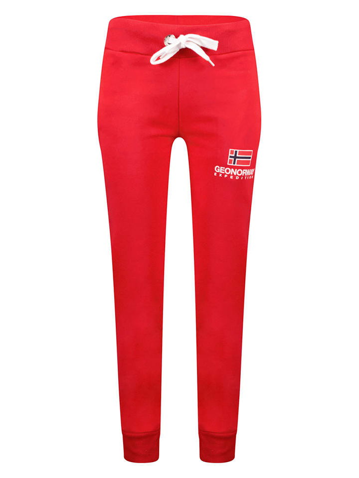 Geographical Norway Spodnie dresowe "Max" w kolorze czerwonym