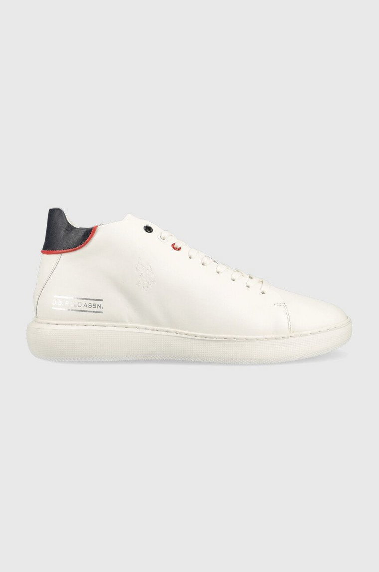 U.S. Polo Assn. sneakersy skórzane CRYME kolor biały