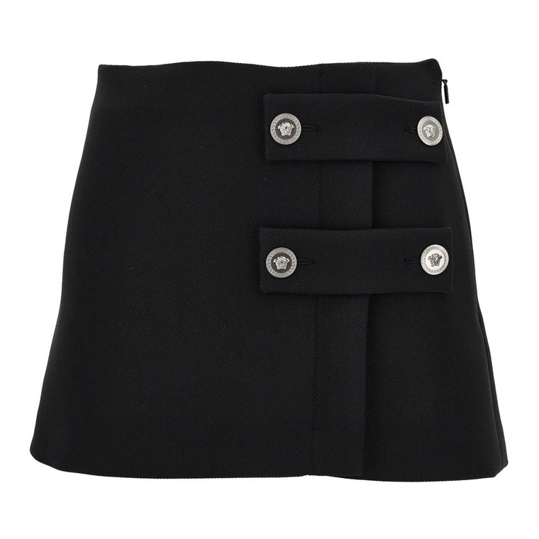 Czarne Spódnice - Stylowy Design Versace