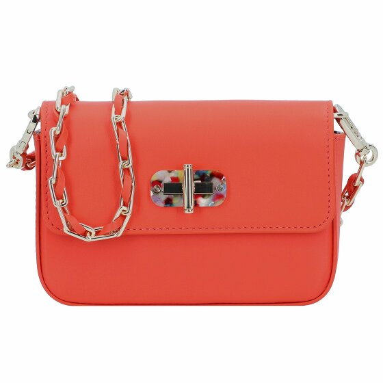 Tommy Hilfiger Hero Turnlock Mini Torba Torba na ramię Skórzany 16 cm deep orange