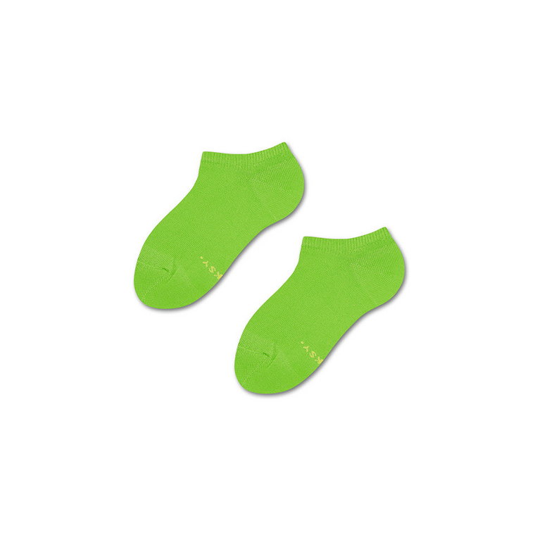 ZOOKSY klasyczne skarpetki stopki dla dzieci r.24-29 1 para, krótkie zielone skarpetki - SPRING GRASS