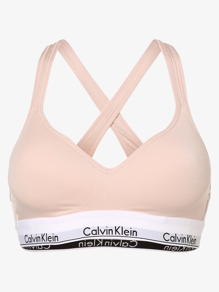 Calvin Klein Gorset damski Kobiety Dżersej różowy jednolity, S