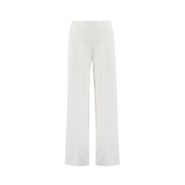 Women Clothing Trousers Snow White/off White Ss23 Ermanno Scervino