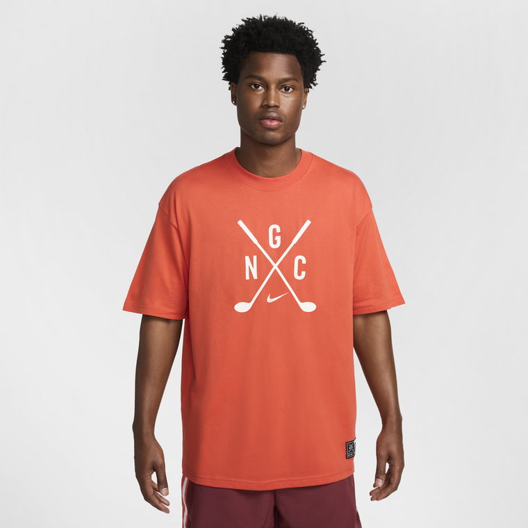 Męski T-shirt do golfa Nike Max90 - Niebieski