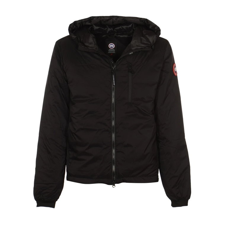 Czarne Kurtki Lodge Hoody Canada Goose