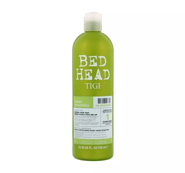 TIGI BED HEAD URBAN ANTI+DOTES RE ENERGIZE ODŻYWKA DO WŁOSÓW ENERGIA 750ML