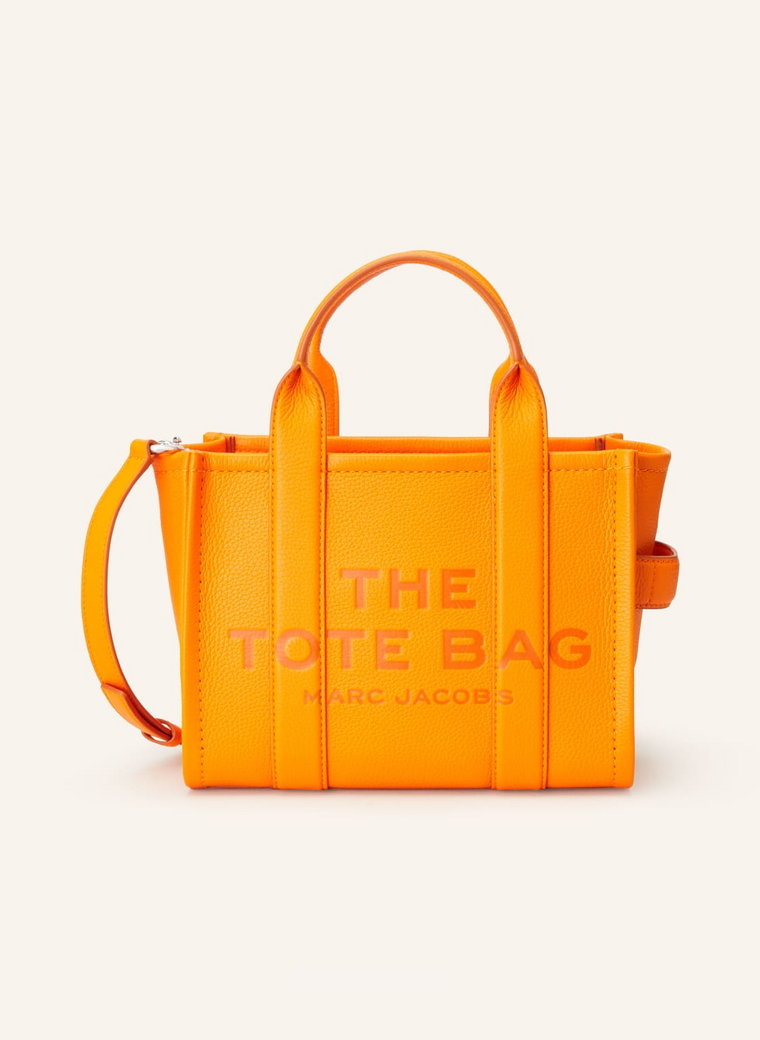 Marc Jacobs Torba Shopper The Small Tote Bag Leather orange