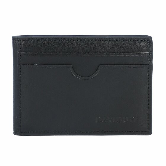 Davidoff Essentials Credit Card Case Leather 10 cm schwarz
