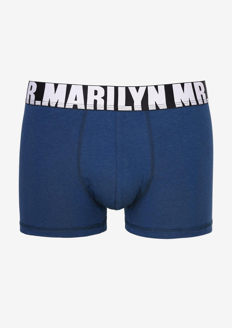 Bokserki męskie z bawełny i modalu Letters Boxer Marilyn