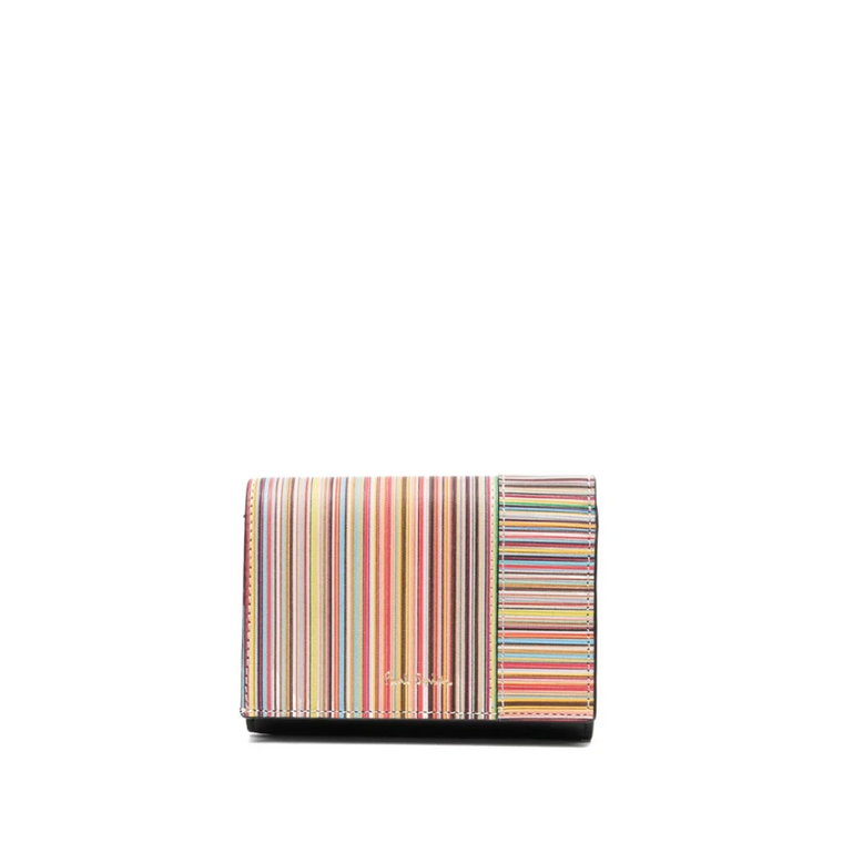 Signature Stripe Mini Trifold Portfel Paul Smith