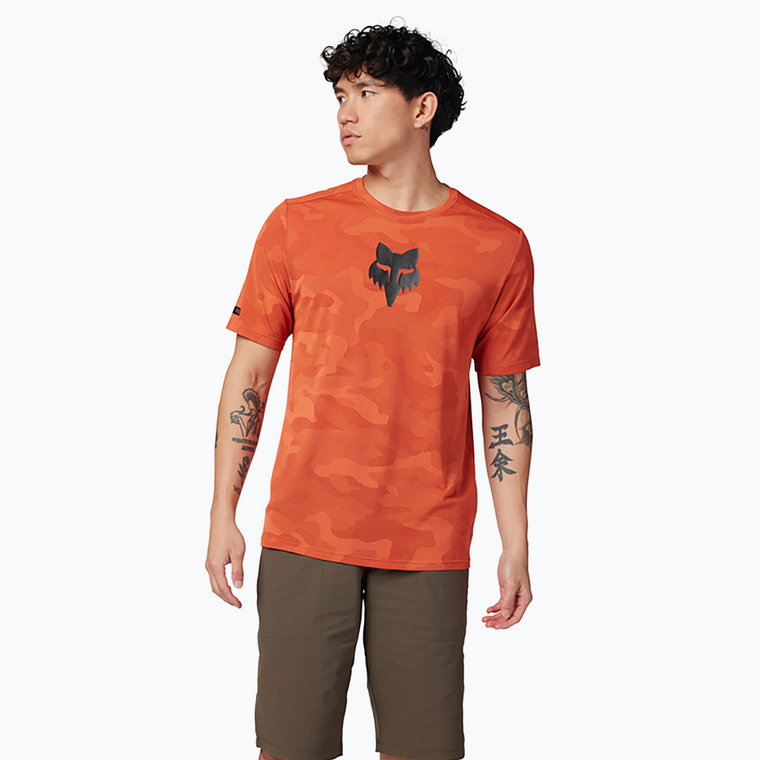 Koszulka rowerowa męska Fox Racing Ranger Tru Dri atomic orange