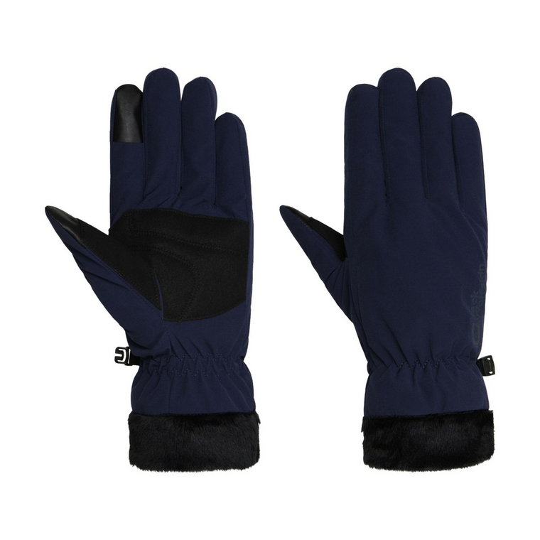 Damskie rękawice Jack Wolfskin HIGHLOFT GLOVE WOMEN night blue - XS